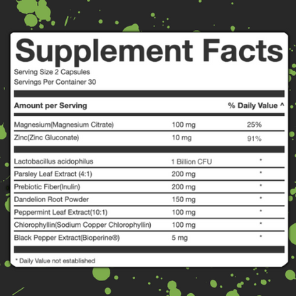 Body Deodorizing Supplement
